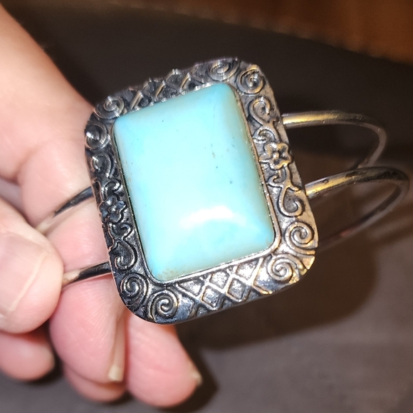TURQUOISE EUC SILVERADO FASHION BRACELET - Picture 2 of 7